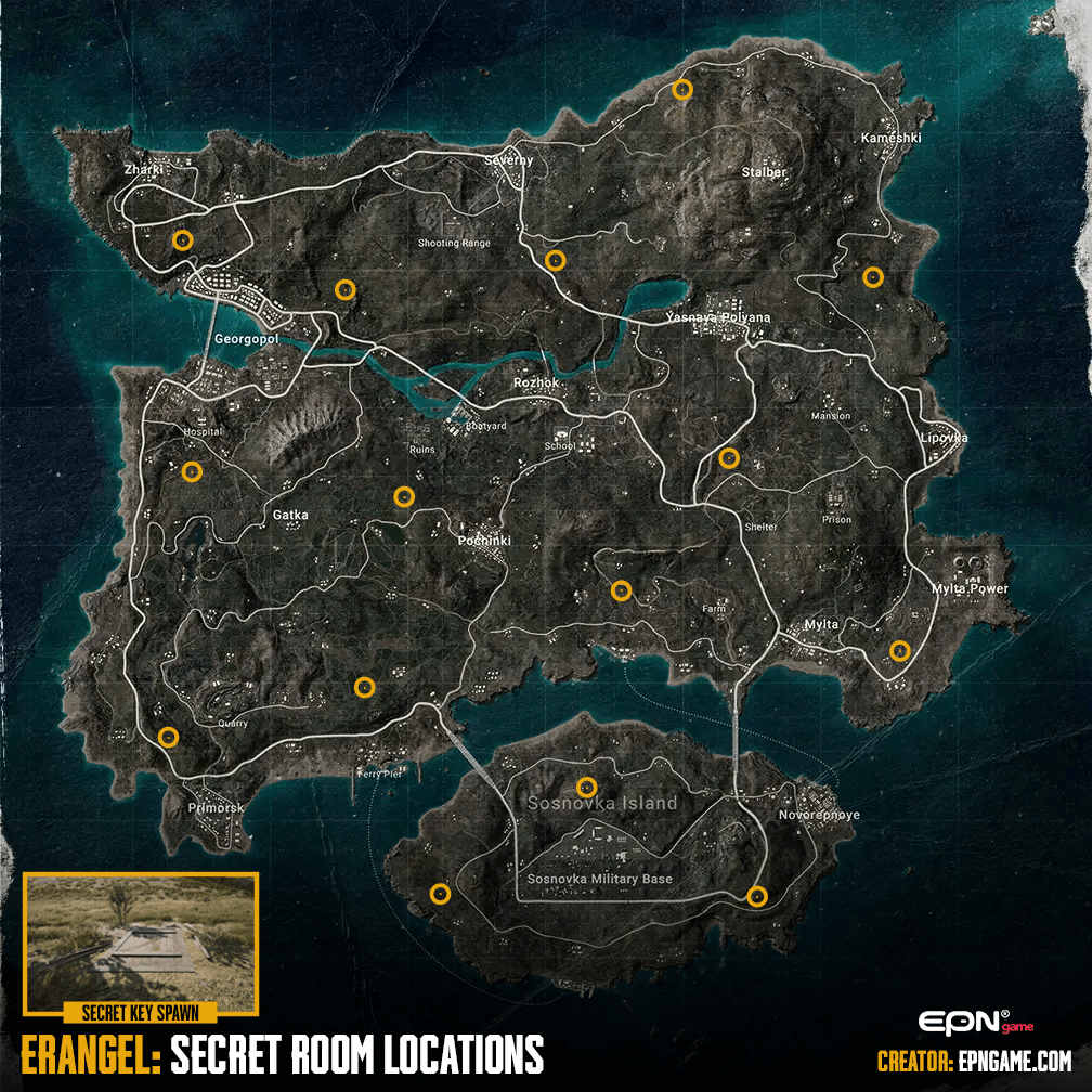 PUBG Erangel Gizli Oda