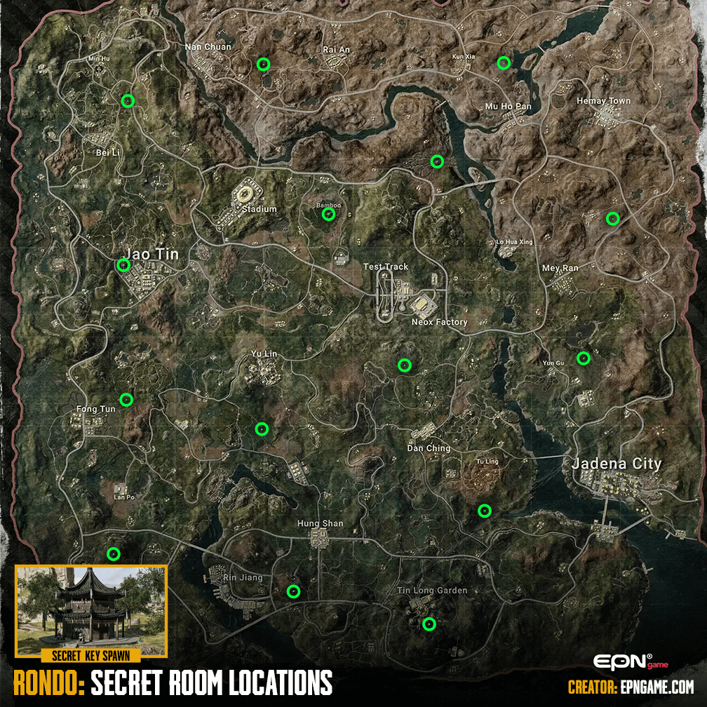 PUBG Rondo Gizli Oda