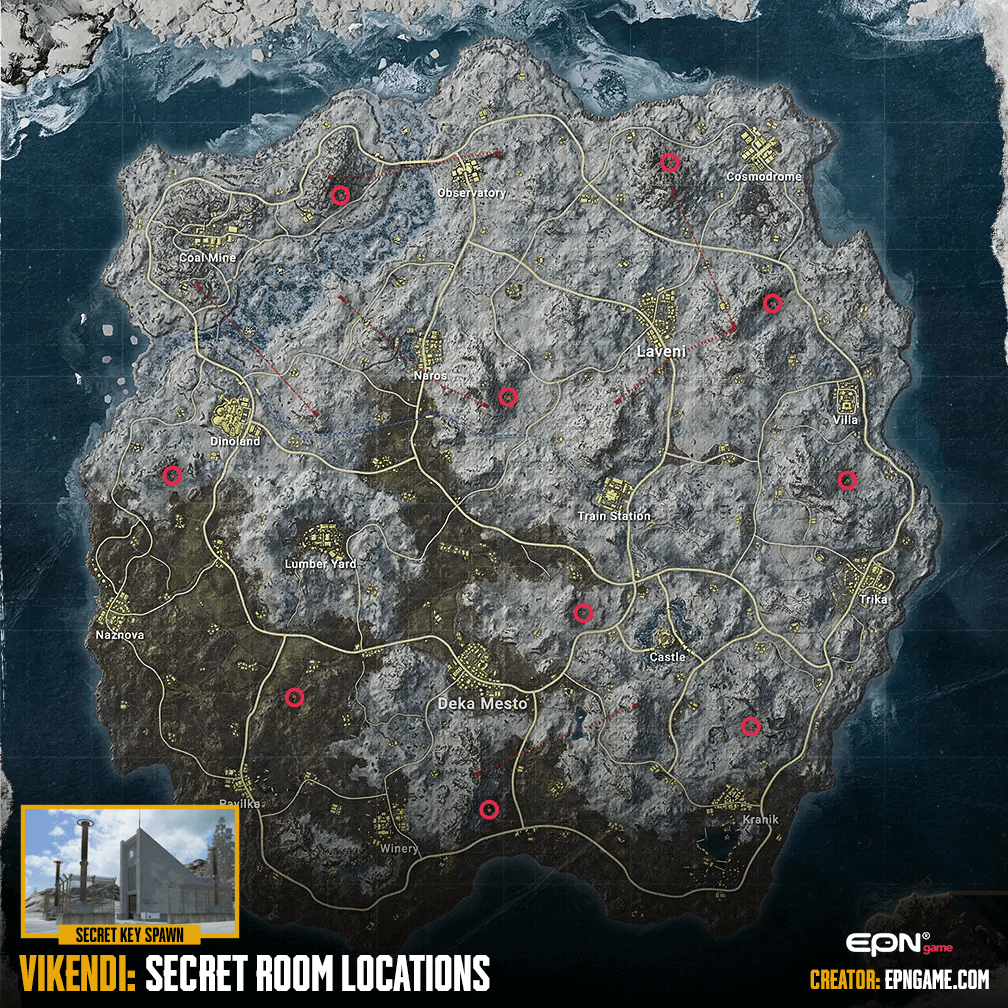 PUBG Vikendi Gizli Oda