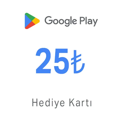 Google Play Hediye Kartı 25 TL