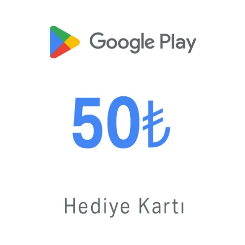 Google Play Hediye Kartı 50 TL