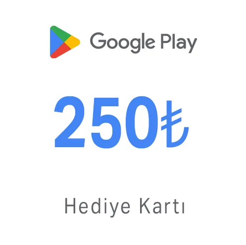 Google Play Hediye Kartı 250 TL