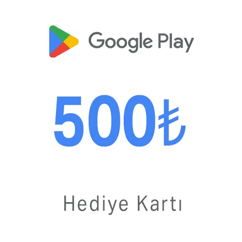 Google Play Hediye Kartı 500 TL