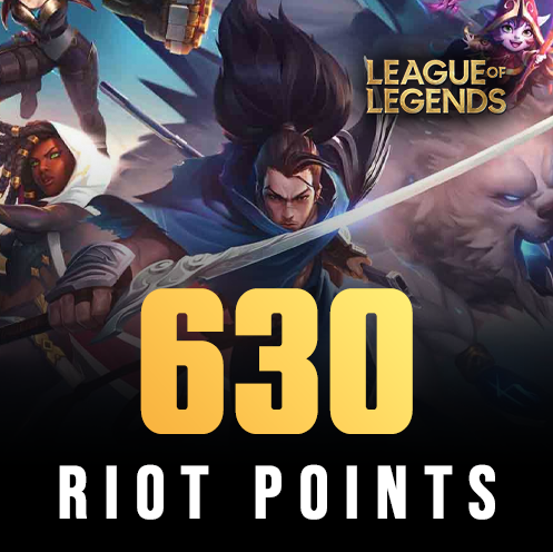 League of Legends 630 RP