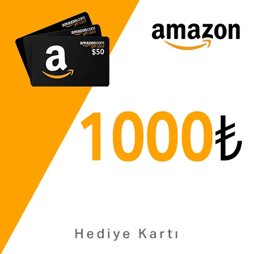 Amazon Hediye Kartı 1000 TL
