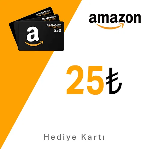 Amazon Hediye Kartı 25 TL