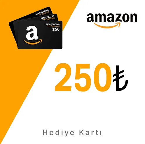 Amazon Hediye Kartı 250 TL