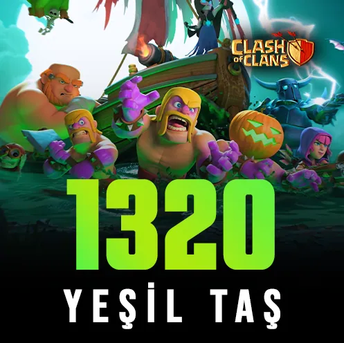 Clash of Clans 1320 Yeşil Taş
