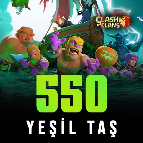 Clash of Clans 550 Yeşil Taş