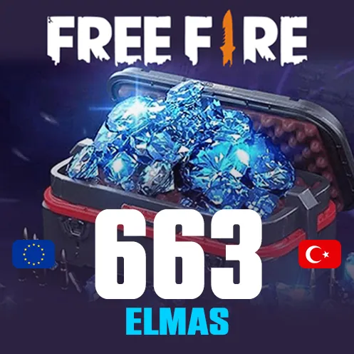 Free Fire 530 + 133 Elmas