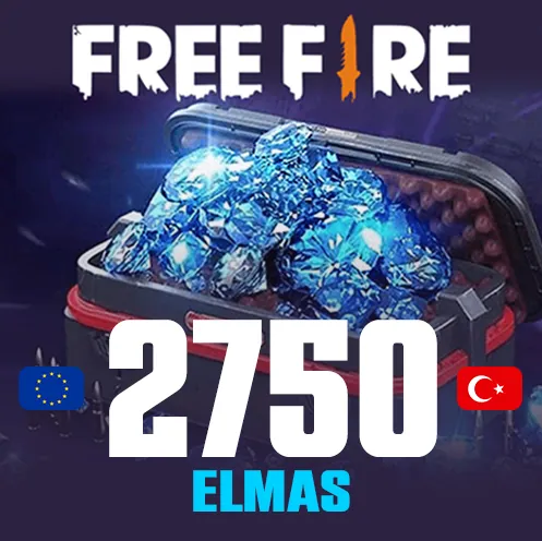 Free Fire 2200 + 550 Elmas