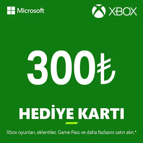 Xbox 300 TL Hediye Kartı