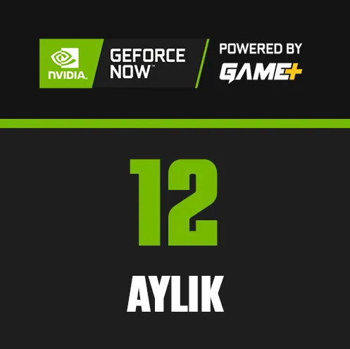 GeForce Now Game+ 12 Aylık
