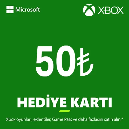 Xbox 50 TL Hediye Kartı