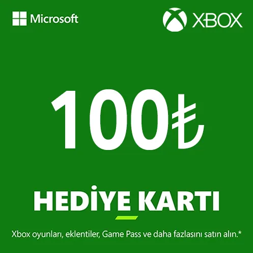 Xbox 100 TL Hediye Kartı
