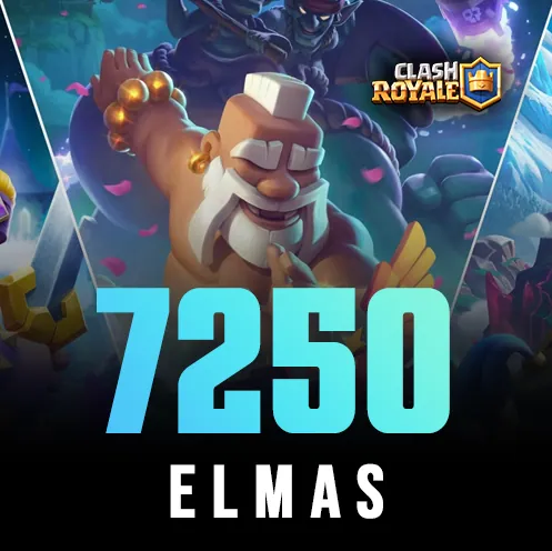 Clash Royale 7250 Elmas